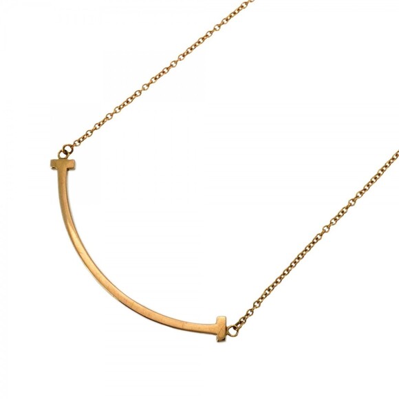 TIFFANY Jewelry - Tiffany T Smile Small Necklace in 18KYG Yellow Gold for Women